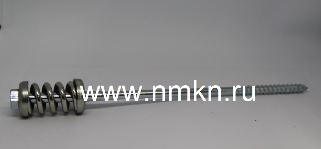 пружинный болт 10х280 (с монтажной шайбой и оцинкованной пружиной)  в интернет-магазине НМК