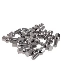 Болт колесный  М12*1,5 ( ключ 17, хром) Болт колесный  М12*1,5 ( ключ 17, хром)